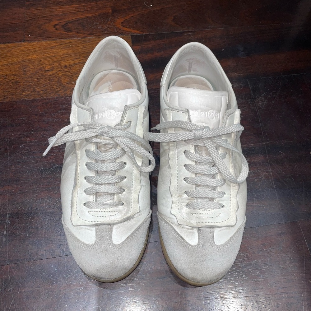 Maison Martin Margiela Feather Light Leather & Suede Sneakers